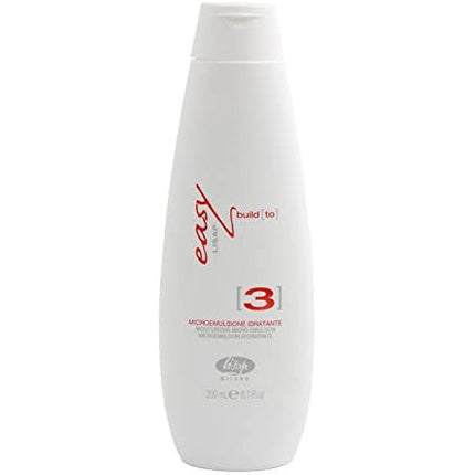 Lisap Easy Build 3 Microemulsion Idratante, Lichid Hidratant pentru Păr, 200ml