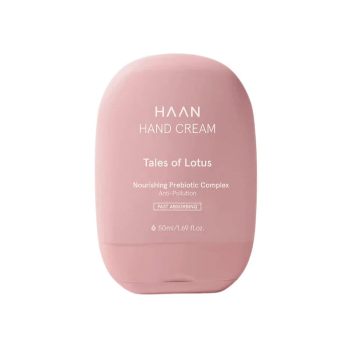 Cremă de mâini Haan Tales of Lotus, hidratantă și hrănitoare, cu absorbție rapidă, 50 ml