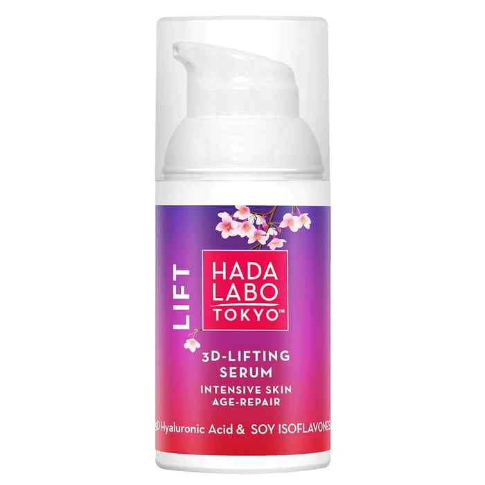 Ser de față Hada Labo Tokyo 3D-Lifting, cu acid hialuronic, efect reparator, 30 ml