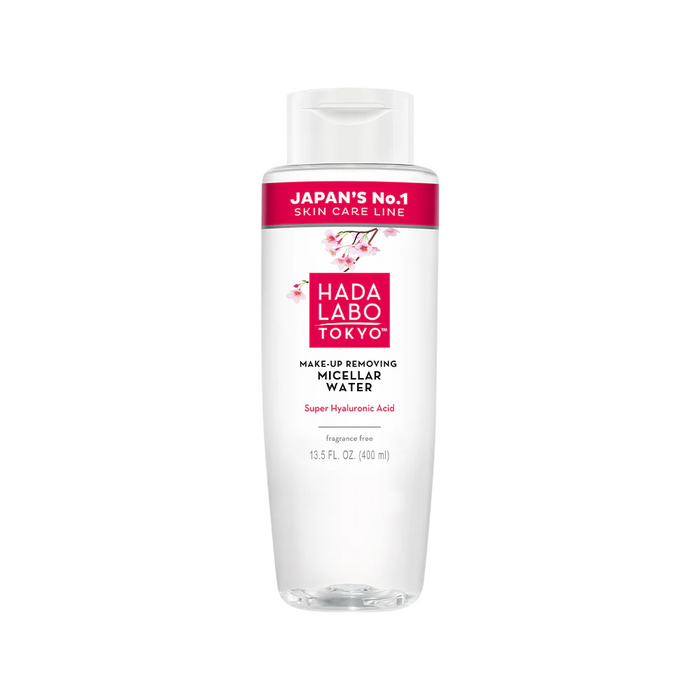 Apă micelară Hada Labo Tokyo, cu acid hialuronic, pentru toate tipurile de ten, 400 ml