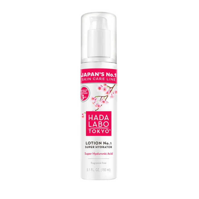 Loțiune de față Hada Labo Tokyo N°1, hidratantă, cu acid hialuronic, fără parfum, 150 ml