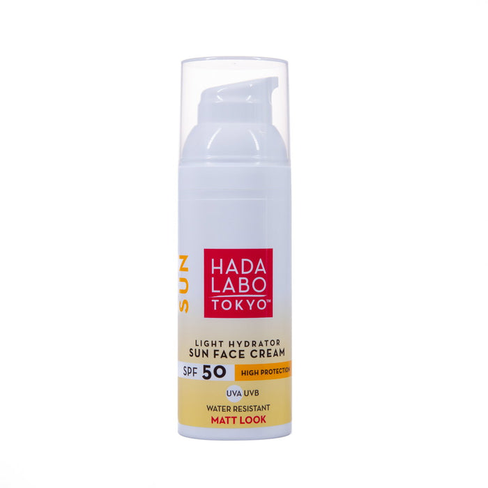 Cremă de față cu protecție solară Hada Labo Tokyo Sun, hidratantă, SPF 50, 50 ml