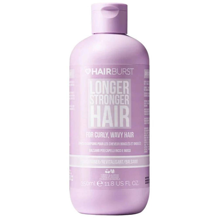 Balsam de păr Hairburst Longer Stronger Hair, hidratant, anti-frizz, pentru păr creț și ondulat, 350 ml