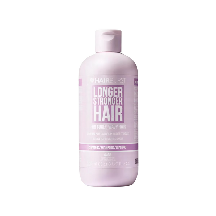 Șampon Hairburst Longer Stronger, hidratant și întăritor, pentru păr creț și ondulat, 350 ml