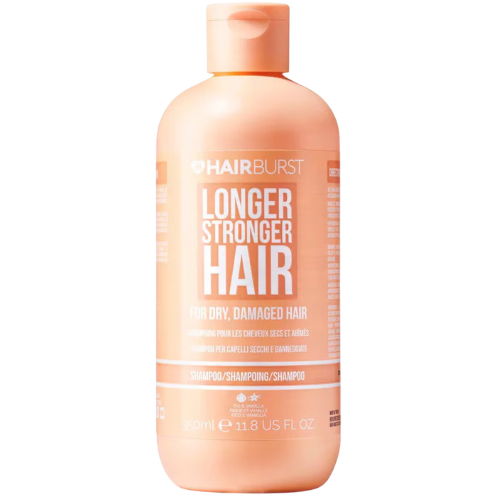 Șampon Hairburst Longer Stronger Hair, reparare și hidratare, pentru păr uscat și deteriorat, 350 ml