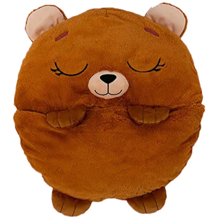 Jucărie pernă cu sac de dormit Unknown, Happy Nappers, Ursulețul Benny, 137 cm