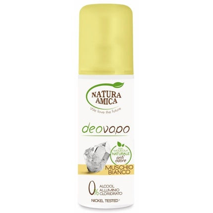Deodorant Spray Natura Amica Deovapo Allume Di Rocca Muschio Bianco 100 Ml