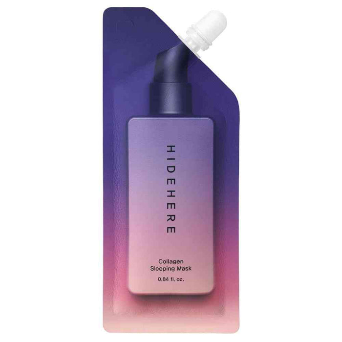 Mască de noapte HideHere Collagen Sleeping Mask, hidratantă, 25 ml