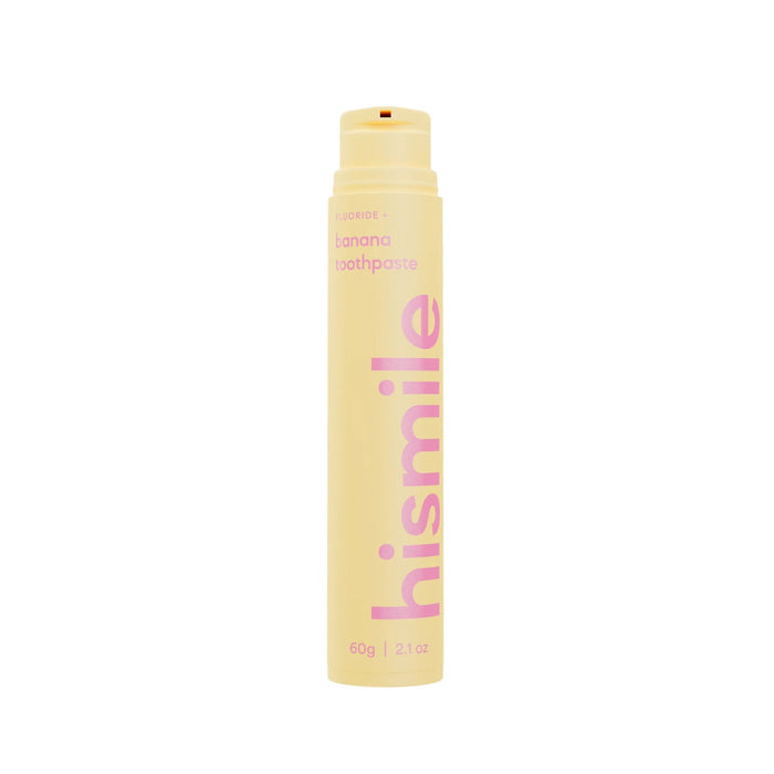Pastă de dinți Hismile Banana, cu aromă de banană, cu fluor, 60 g