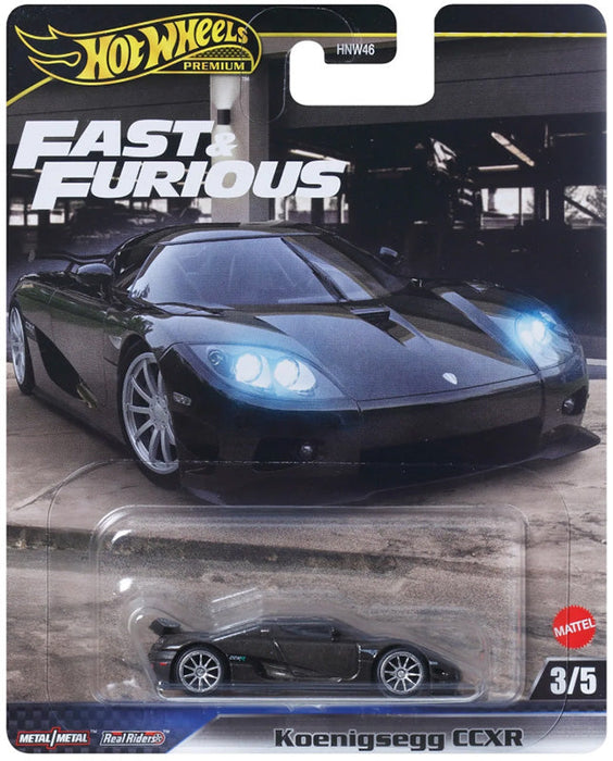 Mașinuță Mattel Hot Wheels Fast & Furious, Koenigsegg CCXR, scara 1:64