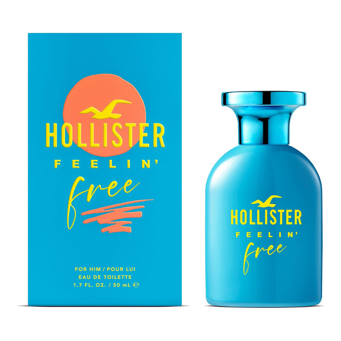 Apă de toaletă Hollister Feelin' Free, pentru bărbați, 30 ml