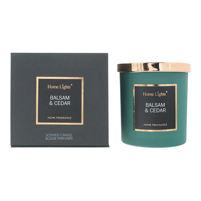 Lumânare parfumată Home Lights Balsam & Cedar, 215 g
