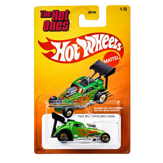Mașinuță Mattel Hot Wheels The Hot Ones, Fiat 500 Topolino (1936), 3+ ani