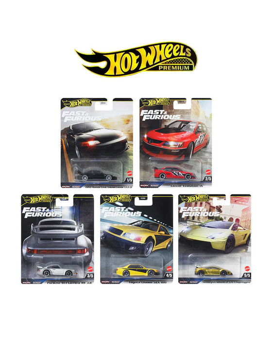 Mașinuță Mattel Hot Wheels Fast & Furious, diverse modele, scara 1:64