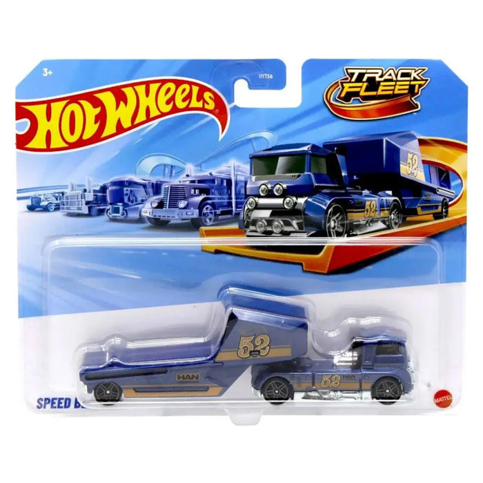 Camion de jucărie Mattel Hot Wheels Track Fleet Speed Blaster, 3+ ani