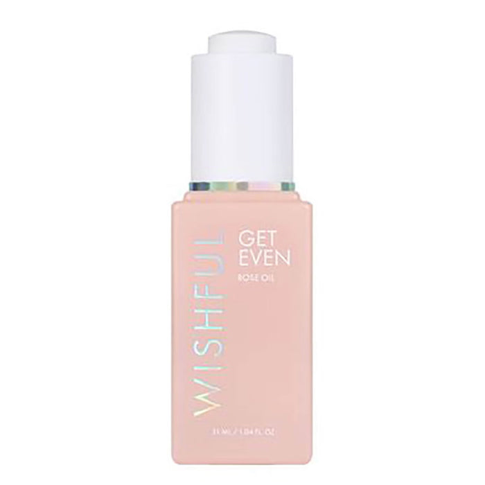 Ulei de față Huda Beauty Wishful Get Even Rose, hidratant, miniatură, 10 ml