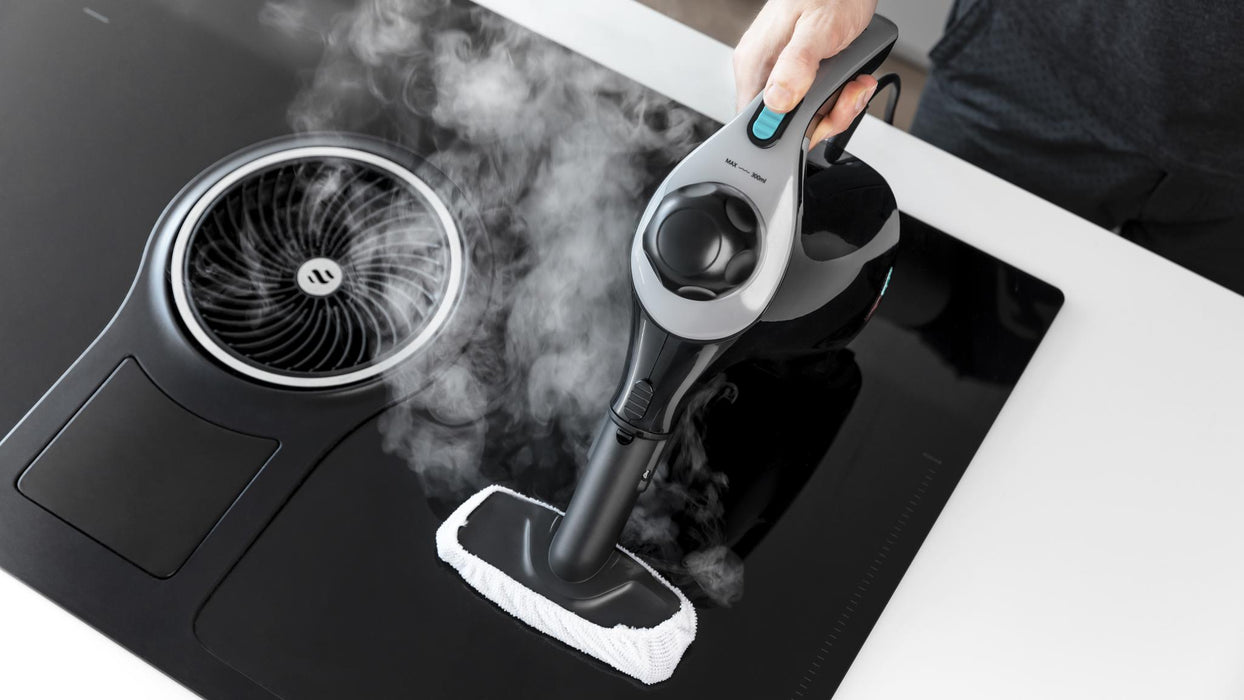Aparat de curățat cu abur de mână Cecotec Hydrosteam 1040 Active&Soap, 1100 W, rezervor 450 ml, presiune 3,5 bar