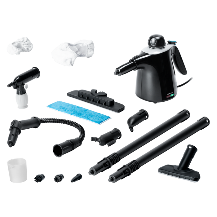 Aparat de curățat cu abur de mână Cecotec Hydrosteam 1040 Active&Soap, 1100 W, rezervor 450 ml, presiune 3,5 bar