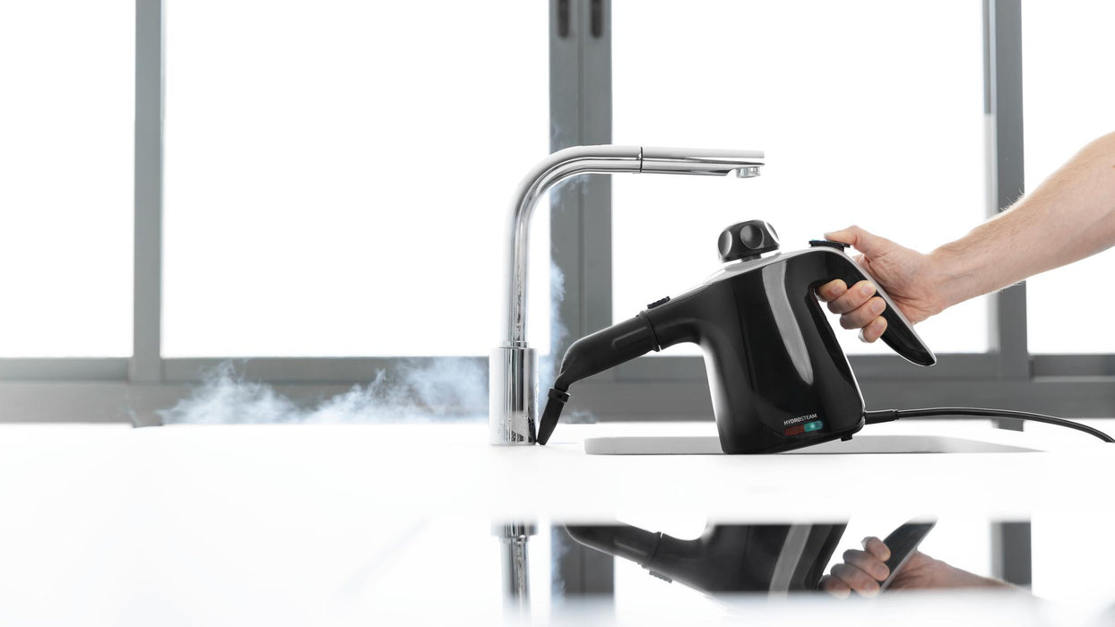 Aparat de curățat cu abur de mână Cecotec Hydrosteam 1040 Active&Soap, 1100 W, rezervor 450 ml, presiune 3,5 bar