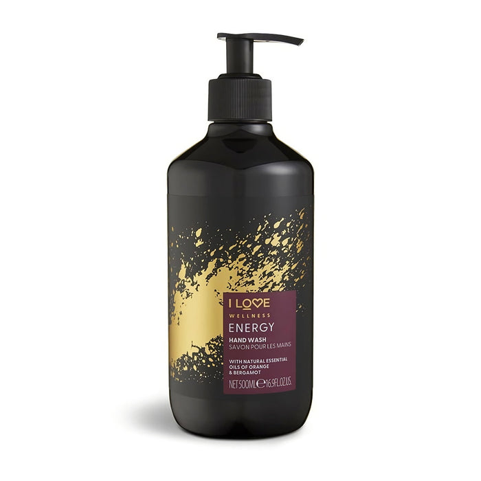 Săpun lichid pentru mâini I Love Wellness Energy, Portocală & Bergamotă, 500 ml