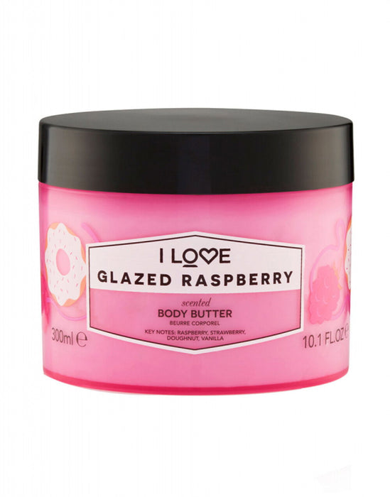 Unt de corp I Love Signature Collection Glazed Raspberry, vegan, hidratant, 300 ml