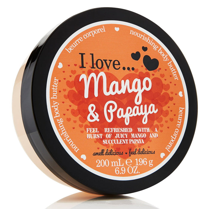 Unt de corp I Love Mango & Papaya, hidratant, 200 ml