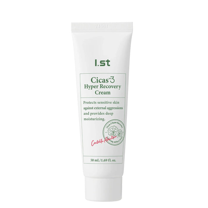 Cremă de față I.ST Cicas no.3 Hyper Recovery, pentru ten sensibil, hidratantă, 50 ml