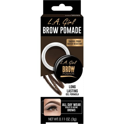 Pomadă sprâncene L.A. Girl, Dark Brown, 31g