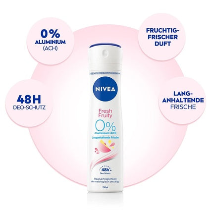 Deodorant spray Nivea Fresh Fruity fără aluminiu