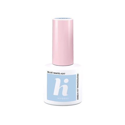 Lac de unghii Hi Hybrid #317 albastru alb 5ml