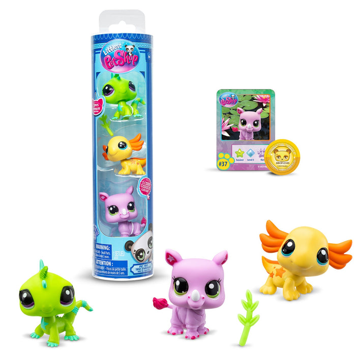 Set de figurine Hasbro LPS Wild Vibes, 3 figurine