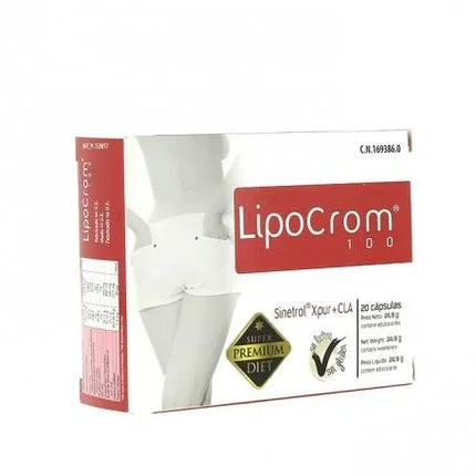Capsule LipoChrom 100 Sinetrol XPur + CLA, 20 buc