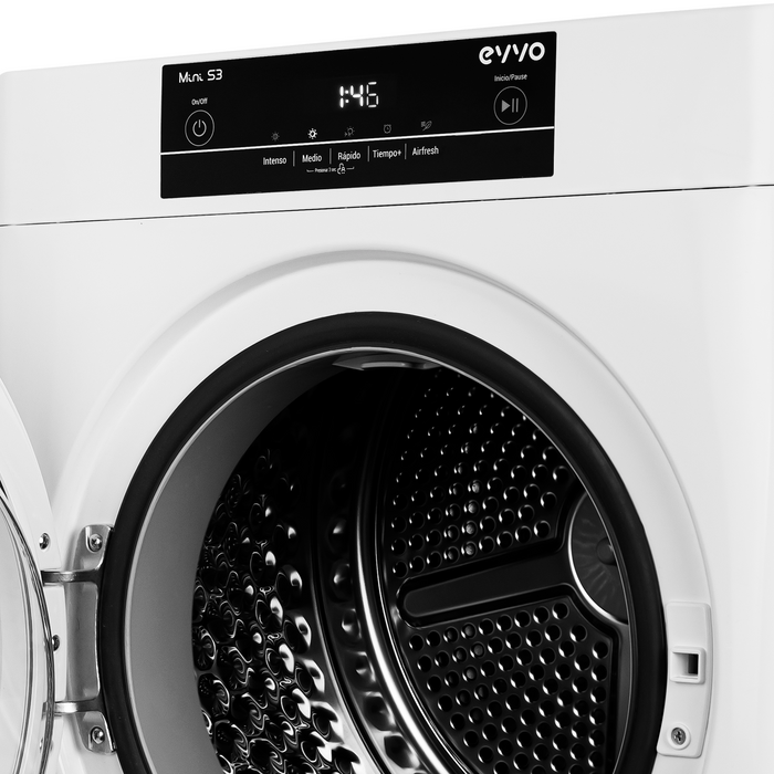 Uscător de rufe Cecotec EVVO Mini S3, 3 kg, 52 × 43,5 × 64 cm, alb