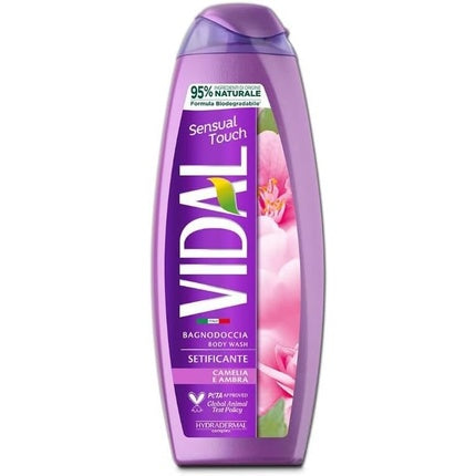 Gel de duș, Vidal, Camellia & Amber, 500 ml