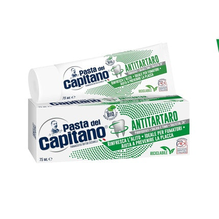 Pastă de dinți antitartru, Pasta del Capitano, Bio, 75 ml