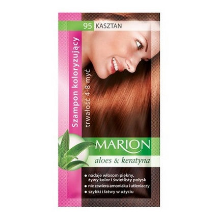 Șampon colorant, Marion, 4-8 spălări, Castaniu 95, 40 ml