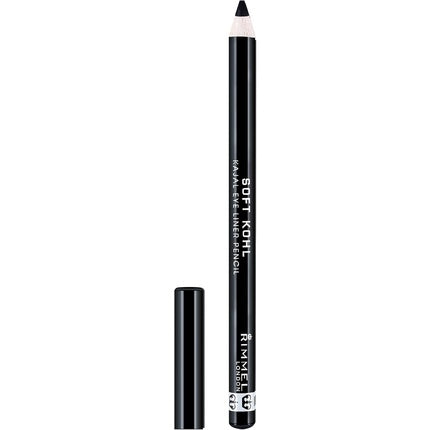 Creion dermatograf, Rimmel London, Soft Kohl, negru intens