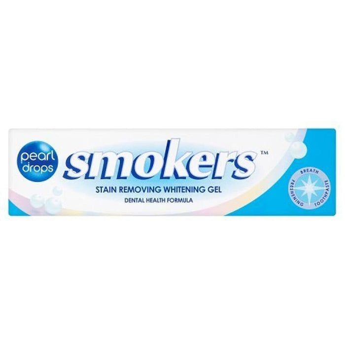 Pastă de dinți, Pearl Drops, Smokers Whitening Gel, 50 ml