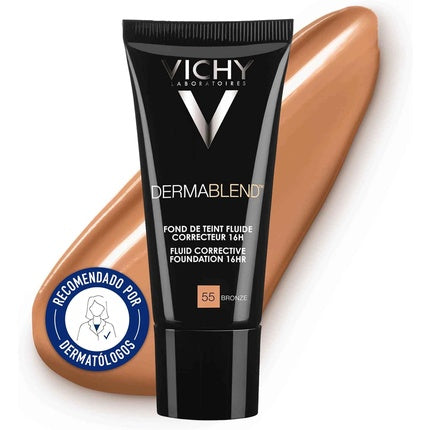Fond de ten corector, Vichy Dermablend, nuanța 55, 30 ml