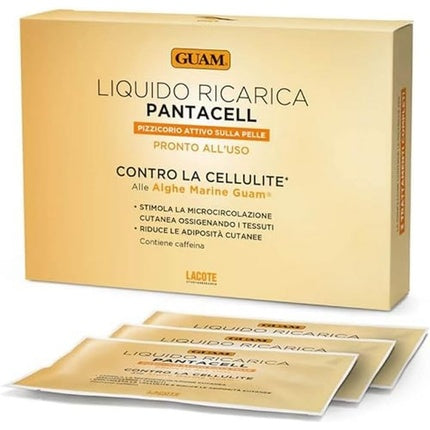 Refill lichid anticelulitic Guam Pantacell, extracte marine, Dead Sea