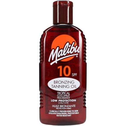Ulei bronzant, Malibu, SPF 10, 200 ml