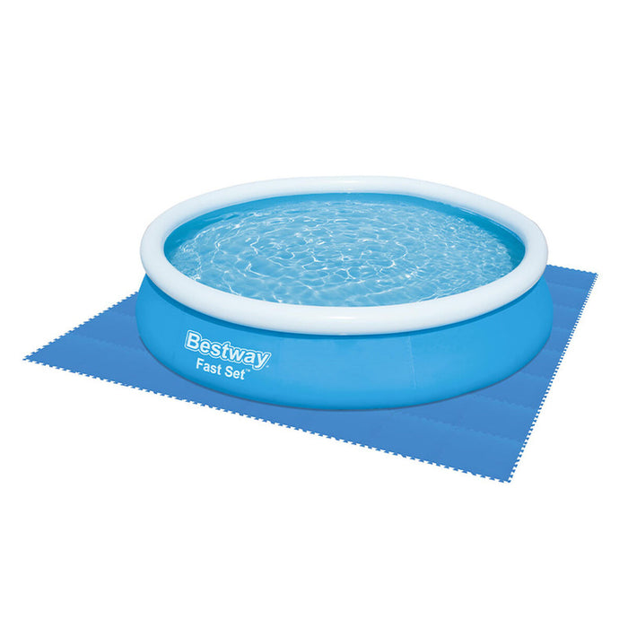 Protecție podea piscine, Bestway, 50 x 50 cm, albastru