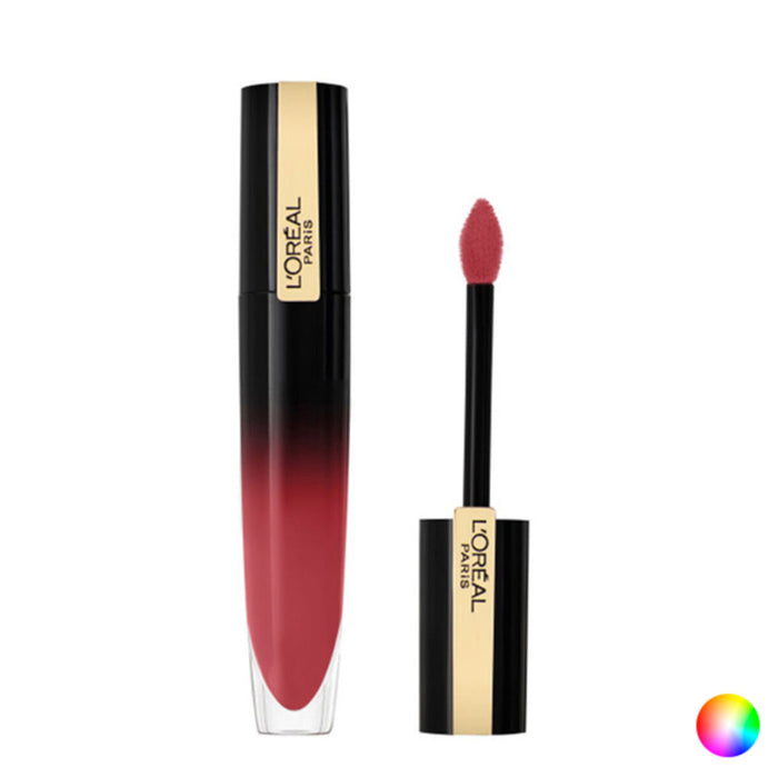 Lip-gloss L'Oreal, Brilliant Signature, roșu intens, 6,40 ml
