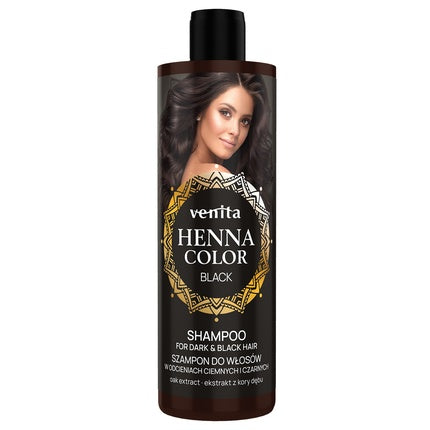 Șampon Venita pentru păr închis și negru, 300 ml