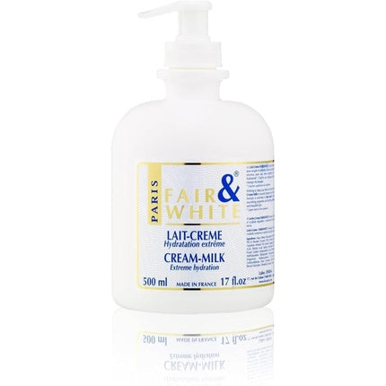 Cremă hidratantă, Fair & White, 500 ml, piele cu imperfecțiuni
