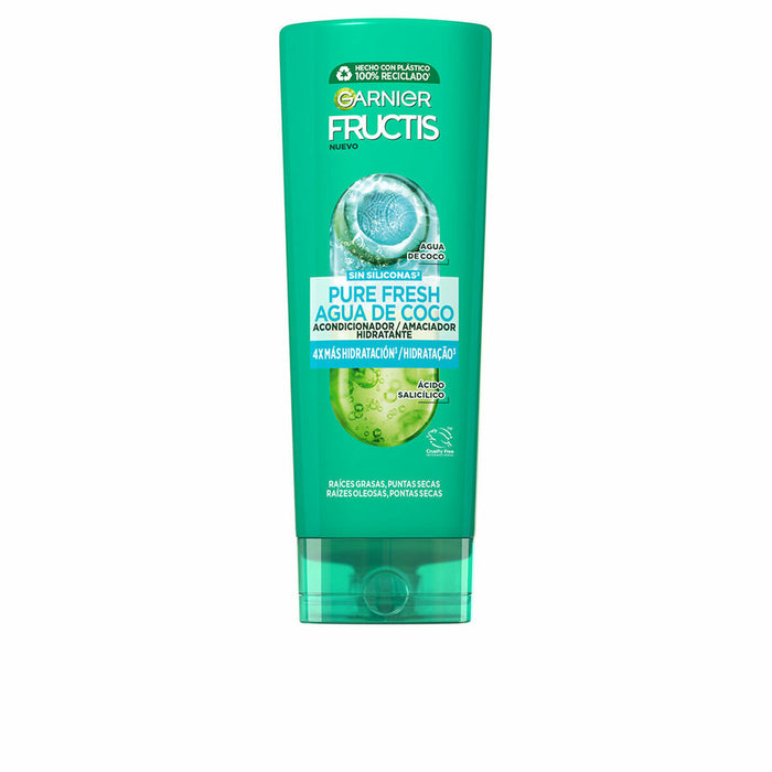 Balsam păr, Garnier Fructis, Pure Fresh, 300 ml, apă de cocos