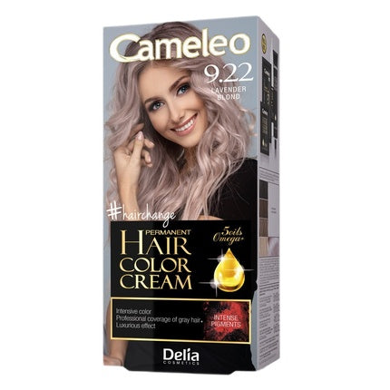 Vopsea permanentă păr, Delia, Cameleo, lavandă blond