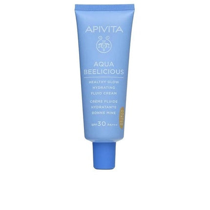 Cremă fluidă, Apivita, Aqua Beelicious, 40 ml