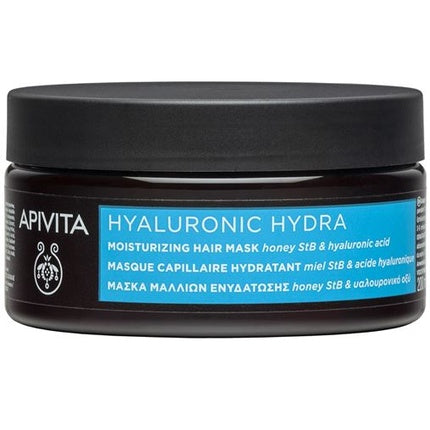 Mască de păr, Apivita, hidratare intensă cu miere și acid hialuronic, 200 ml