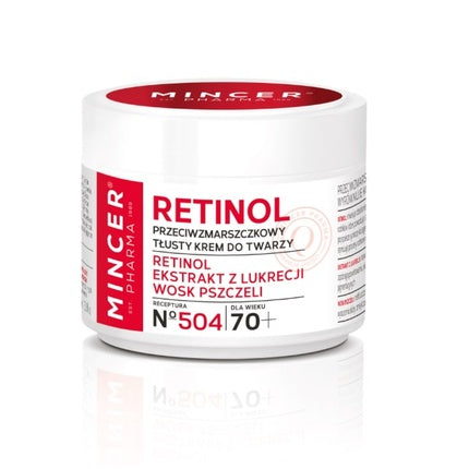 Cremă antirid Mincer Pharma Retinol 70+, 50 ml
